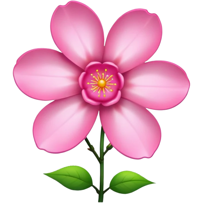 Néon fleur de sakura emoji