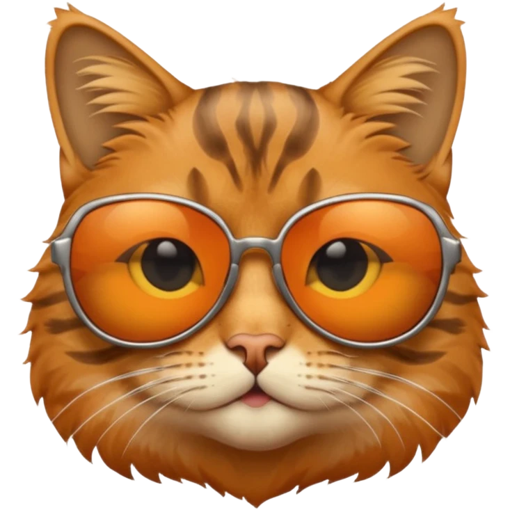 Cat wearing sunglasses emoji