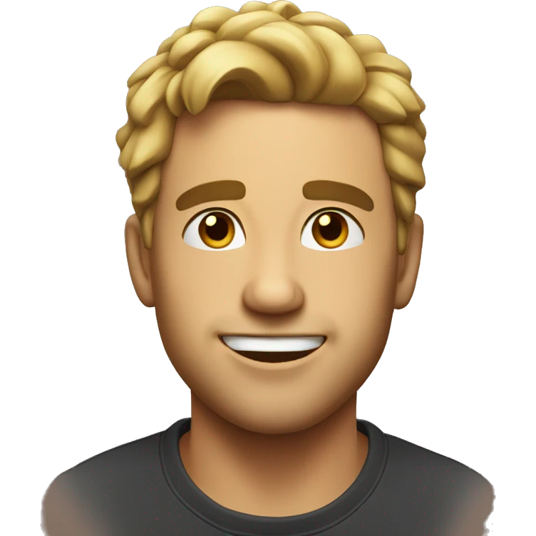 Guy with a facial expression of a lot of pleasure  emoji