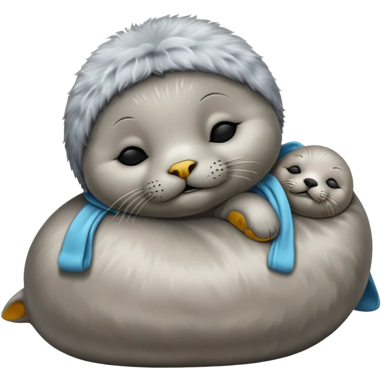 baby Seal sleeping emoji