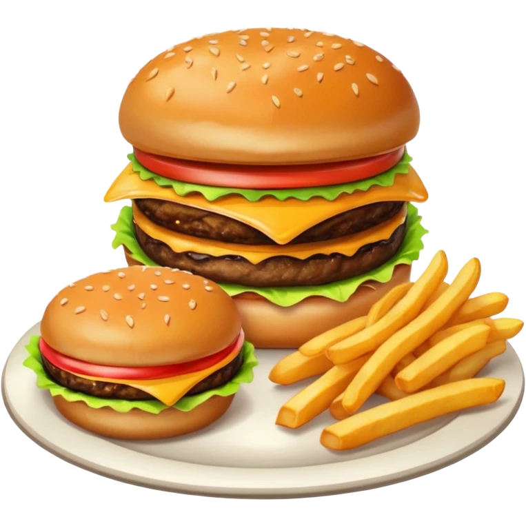 ungesundes abendessen emoji