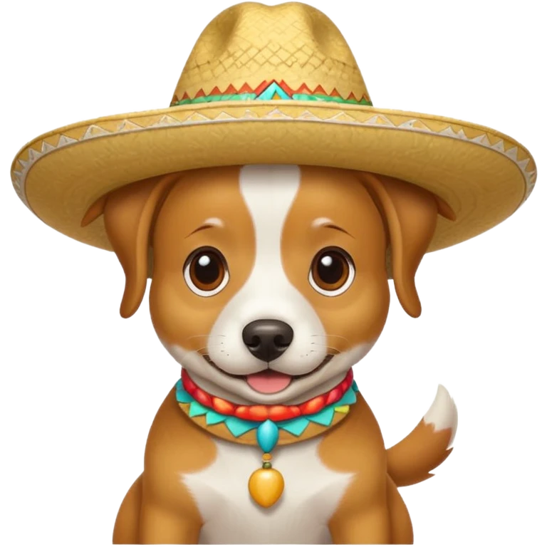 mexican hat dog emoji