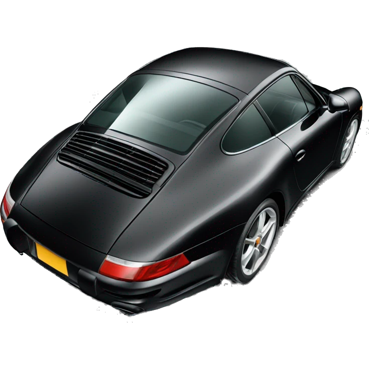 porsche 987 black emoji