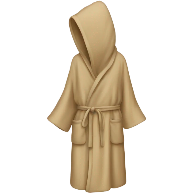 beige robe emoji