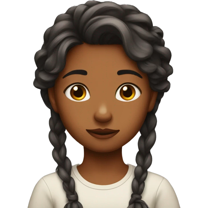 girl with copper heir emotions emoji