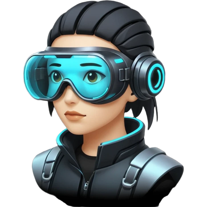 cyberpunk visor goggles  emoji