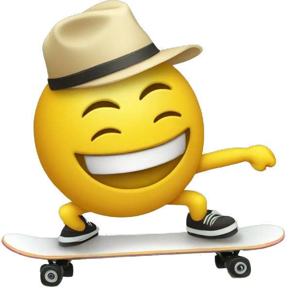 banknote on skateboard emoji