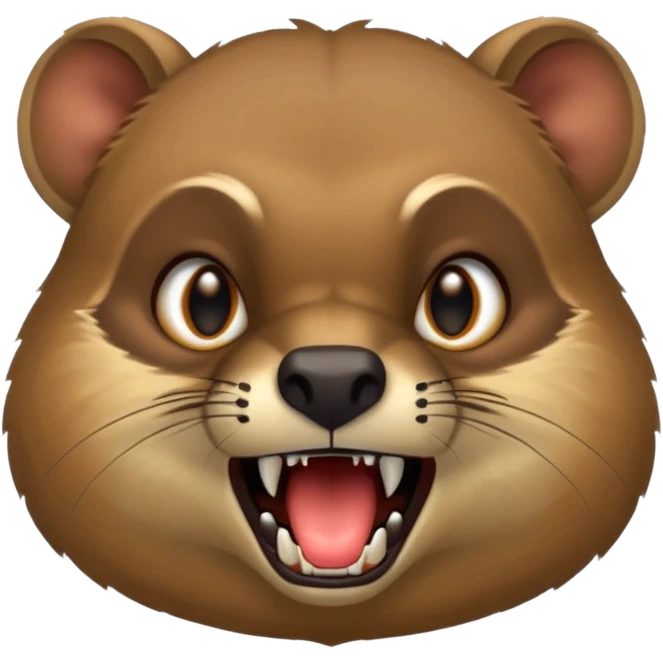 hyrax with fangs emoji