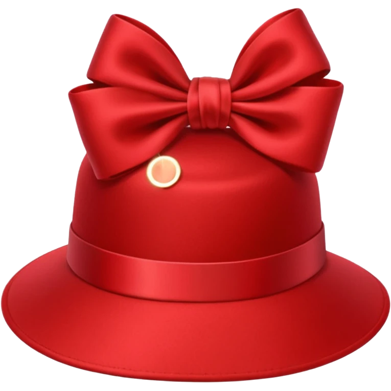 bow on a hat emoji