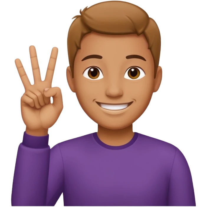 Yvl hand sign  emoji