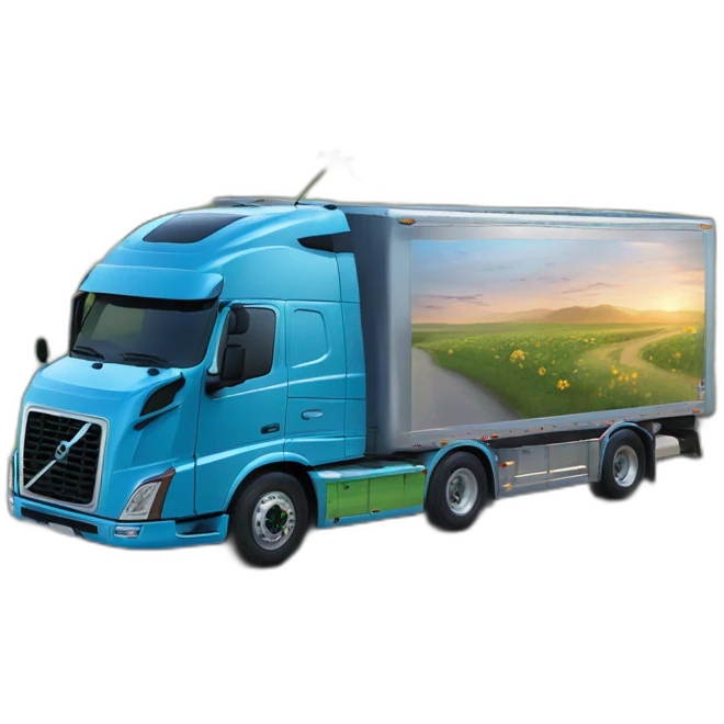 Camion Volvo lucifee emoji