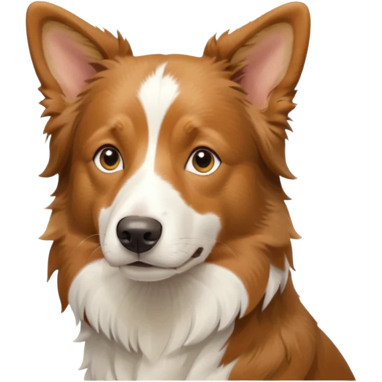 Tan Border Collie emoji