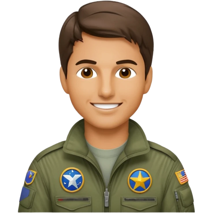 tom cruise in top gun emoji