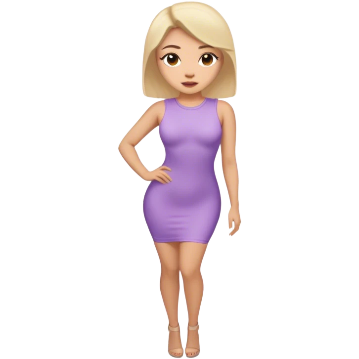 Tight short bodycon dress emoji
