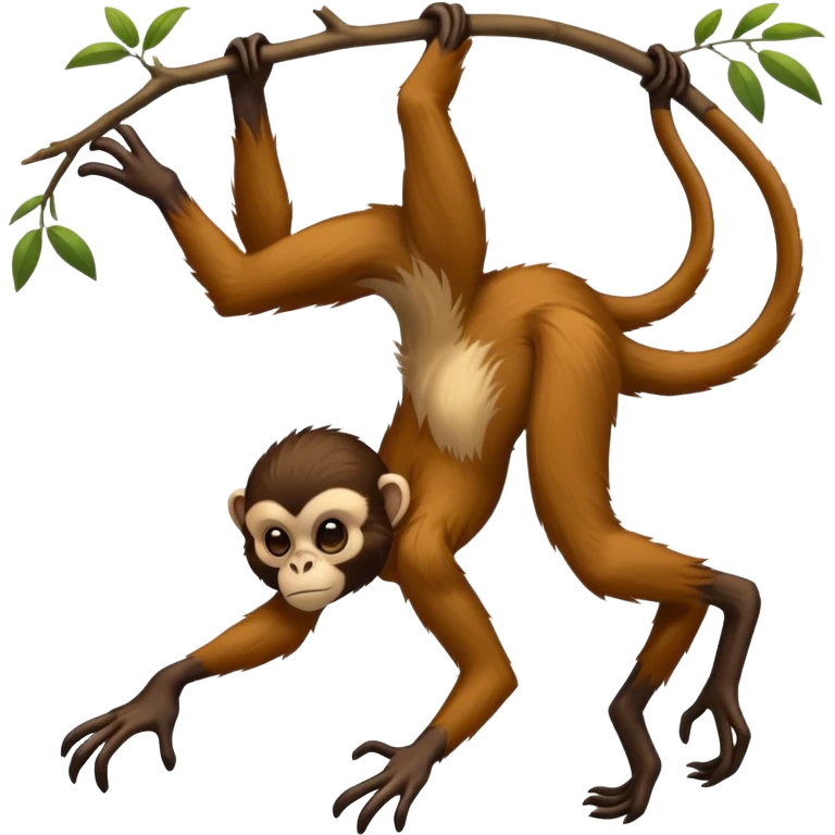 Spider monkey emoji