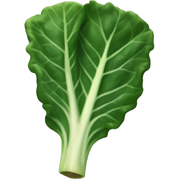 a single piece of Collard green emoji