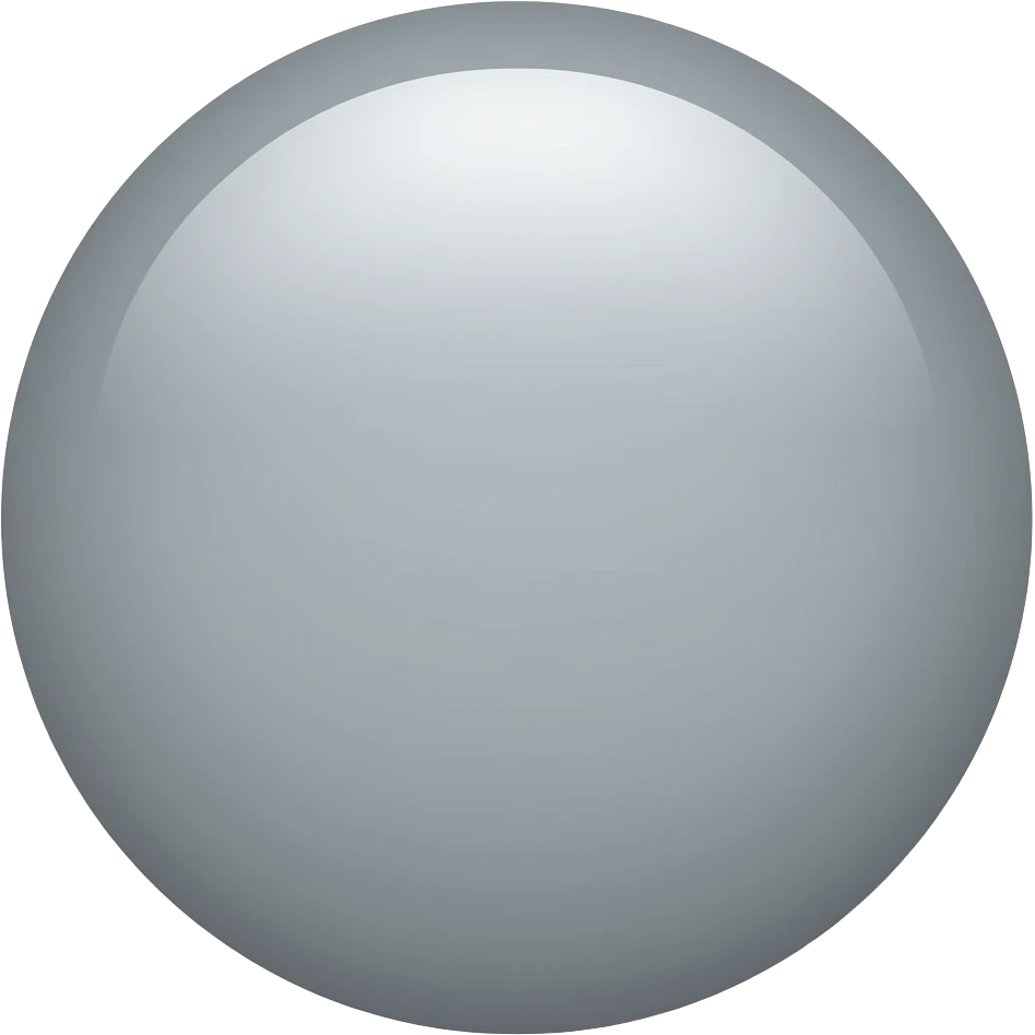 Gray Circle emoji