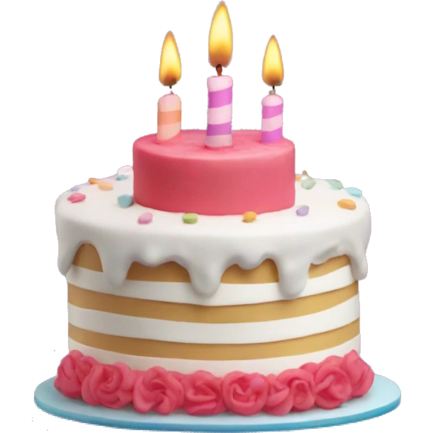 A birthday cake with the name mark on it  emoji