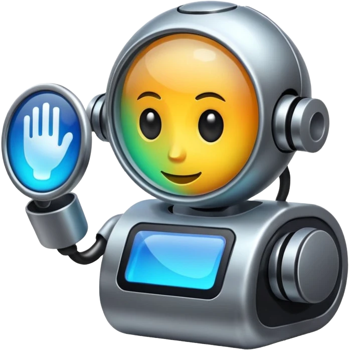 Create for me an image or emoji when an AI comes & changes the world of search engines.
 emoji