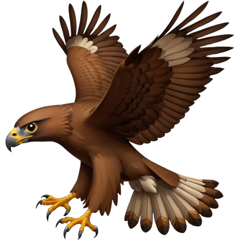 a flying hawk emoji