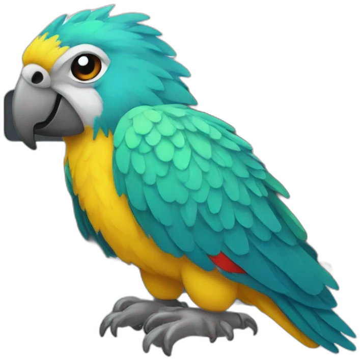 parrot in keyboard emoji