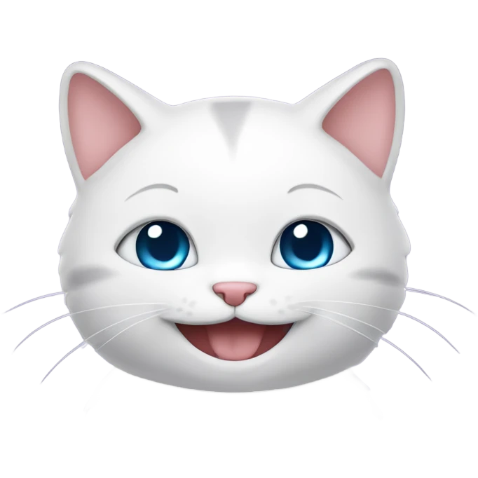 kitty with smile emoji