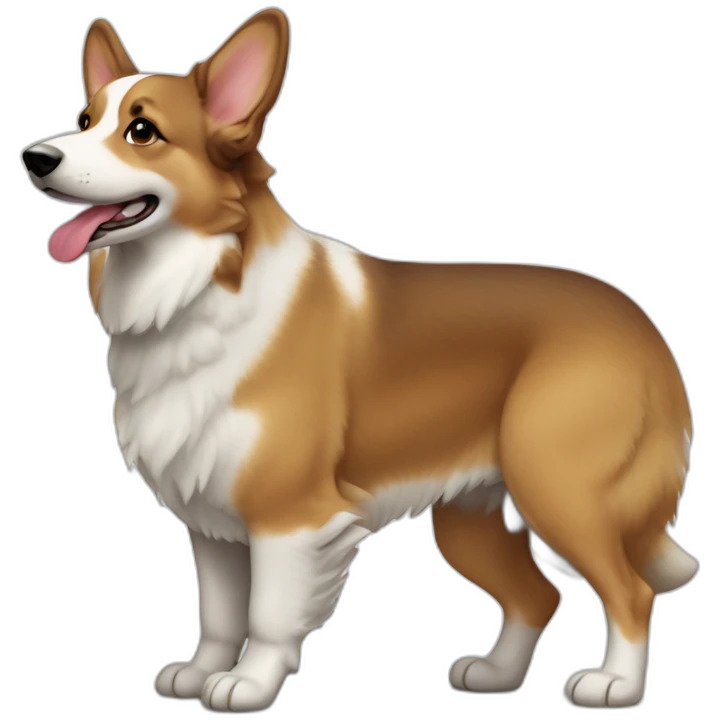 Cardigan welsh corgi short hair emoji