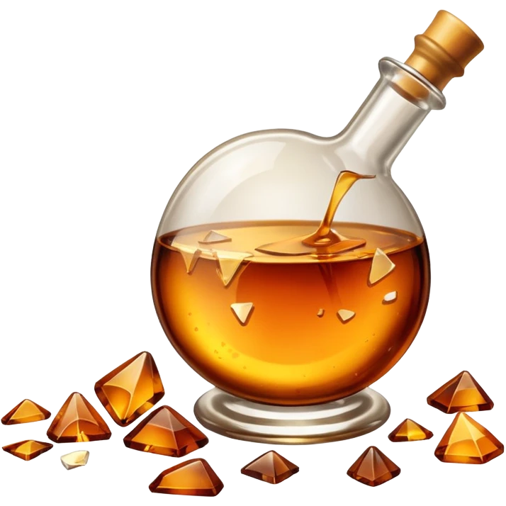 spilled bottle of brendy emoji