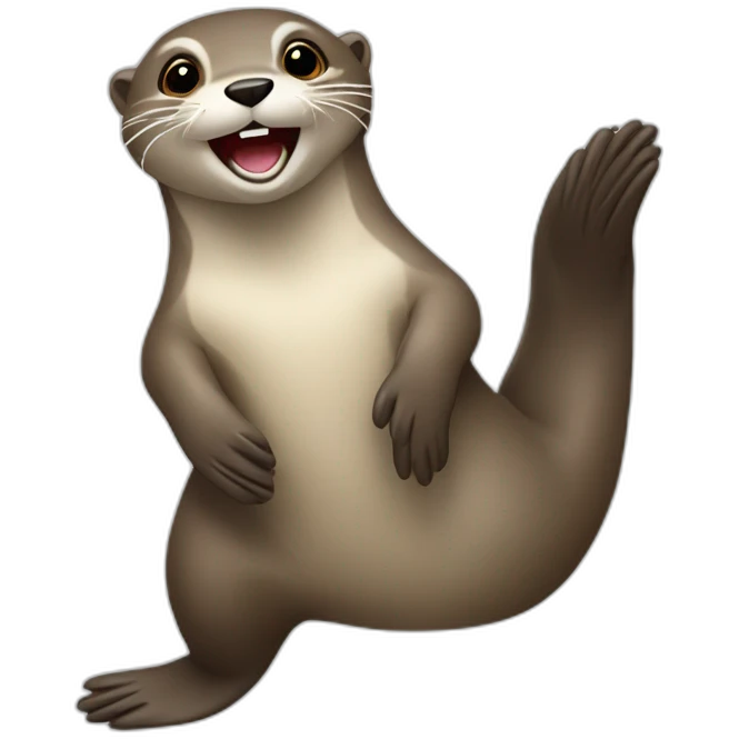 Loutre qui danse emoji