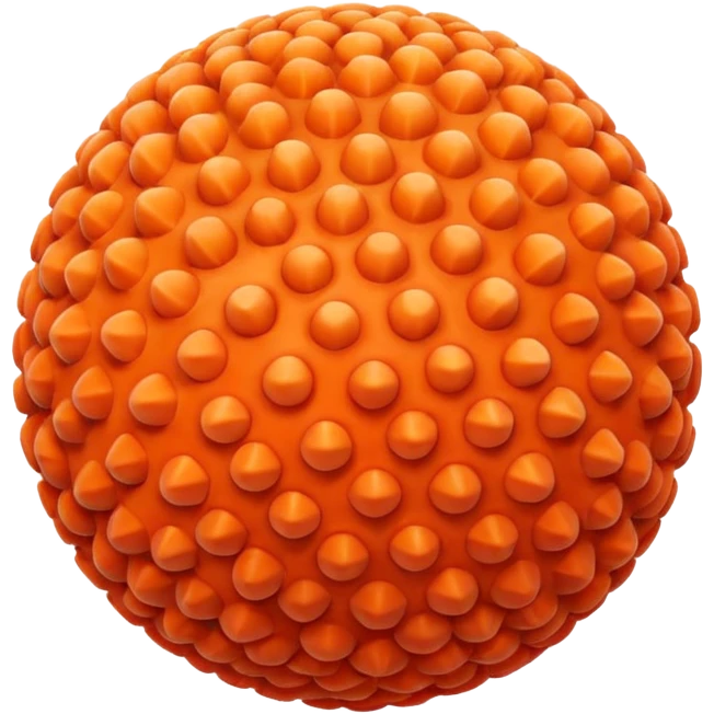 coral sphere. emoji