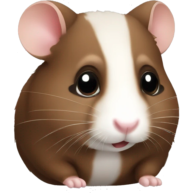 Dark brown hamster  emoji
