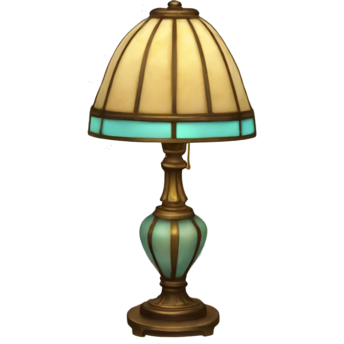 Tiffany lamp emoji