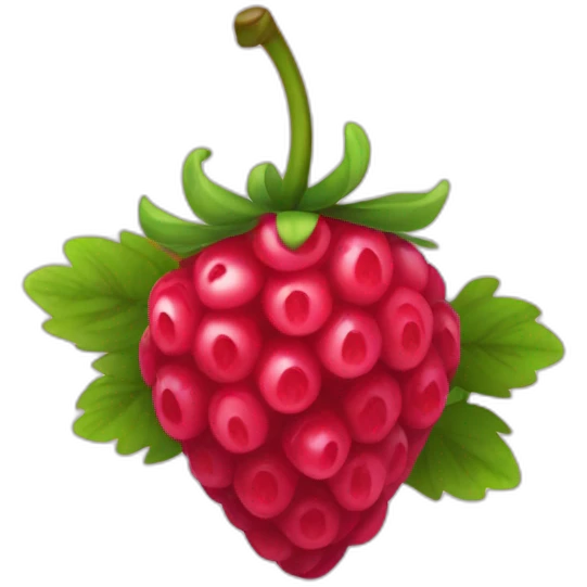 Fraise Framboise myrtille emoji