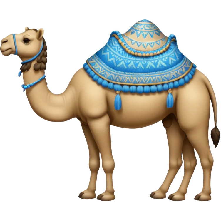 blue camel emoji
