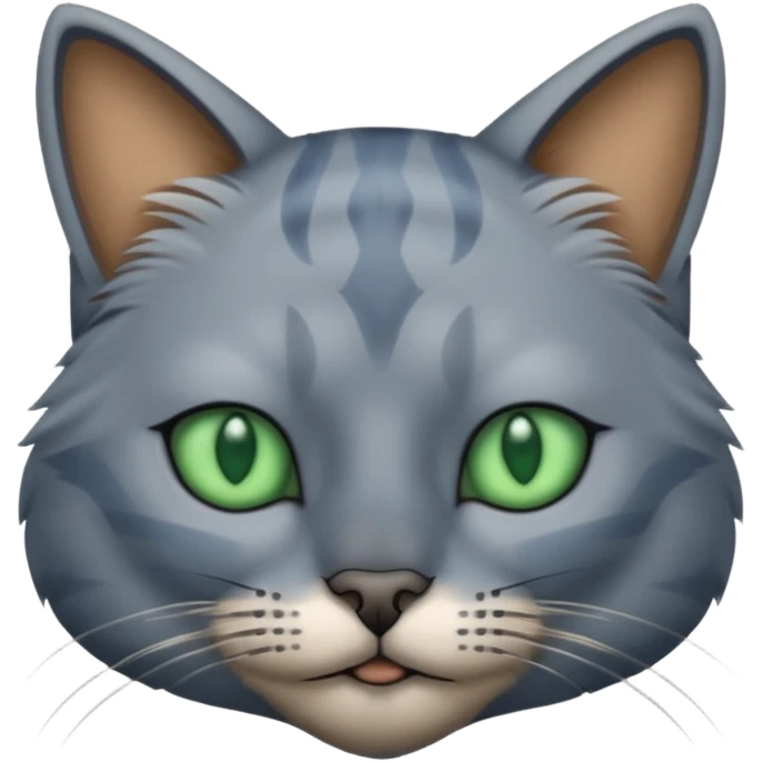 Cat doing blue steel face emoji