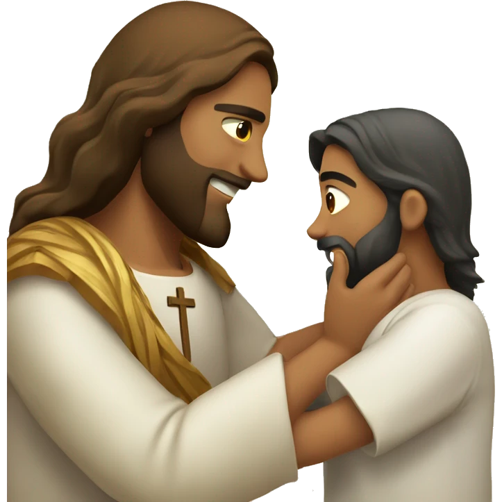 Jesús giving love  emoji