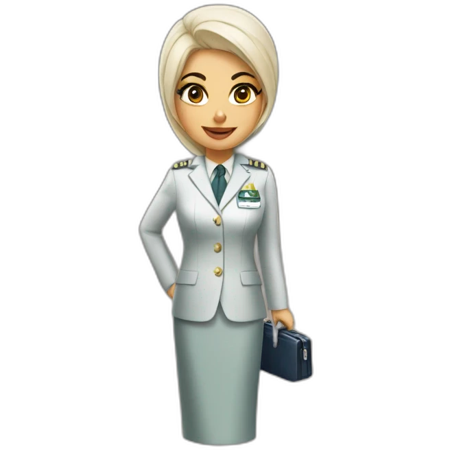 saudi airlines air hostess emoji