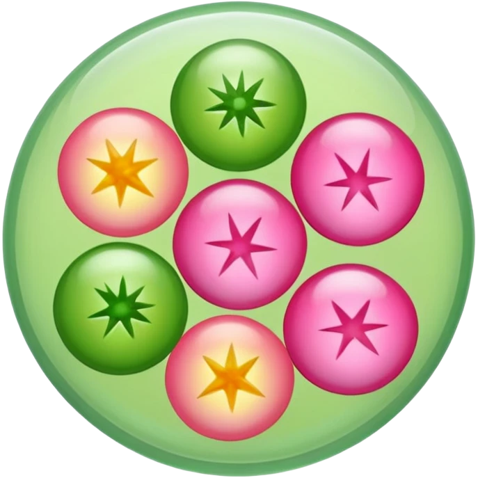 light green and pink vitamins emoji