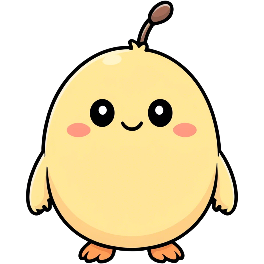Cute Pou emoji
