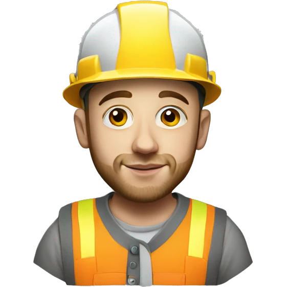 mac miller as construction worker hyperrealism emoji