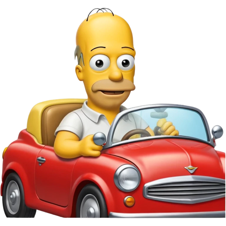 homer simpson car emoji