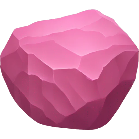 pink rock emoji