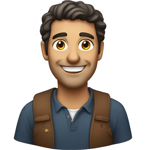 Smiling Italian man emoji