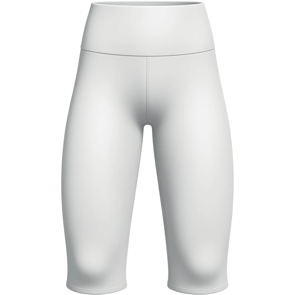 white yoga pants but emoji