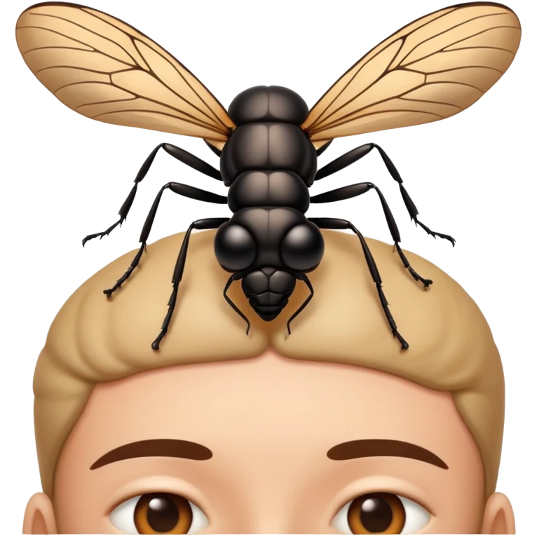 insect trumps head emoji