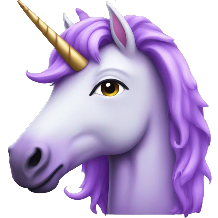 Purple Unicorn  emoji