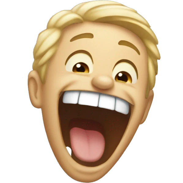 Laughing out loud so hard emoji