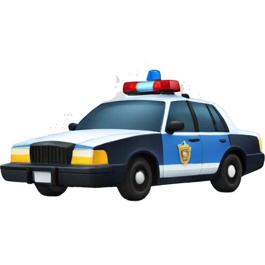 police car emoji