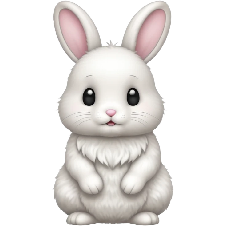 little bunny, full body emoji