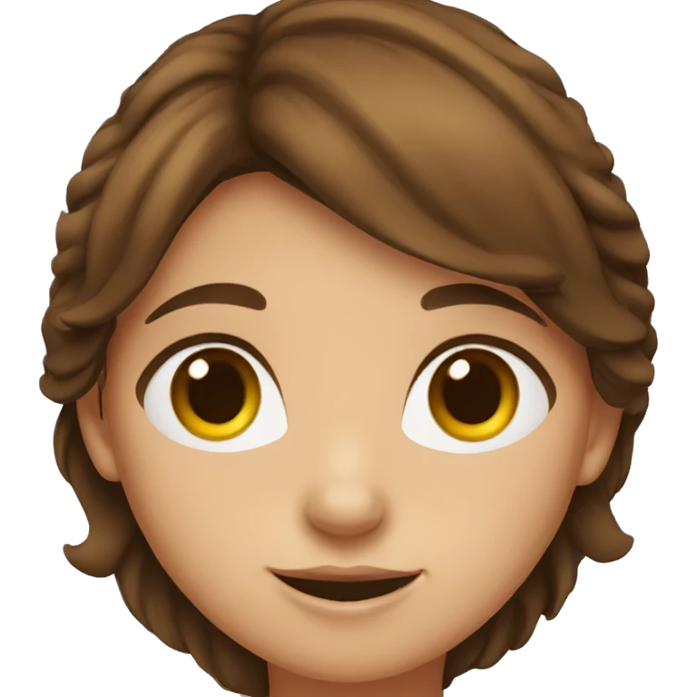 irish brown haired girl emoji